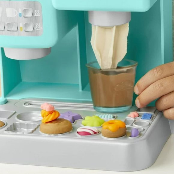 2 BUNDLE*Play-Doh Kitchen Creations Colorful Cafe Playset with 5 Modeling Colors - Picture 5 of 11